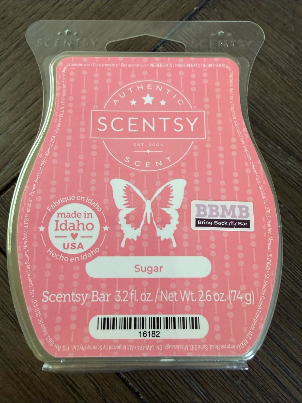 Scentsy Sugar Wax Bar BBMB Bring Back My Bar Retired